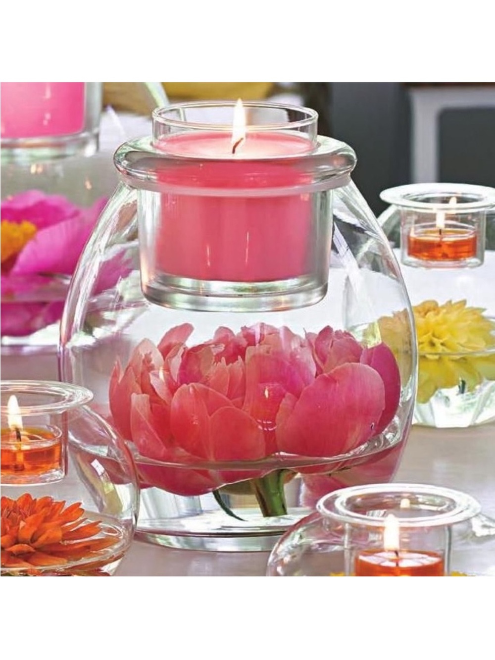 PartyLite Clearly Creative Essential Glass Jar Holder - Picture 9 of 12